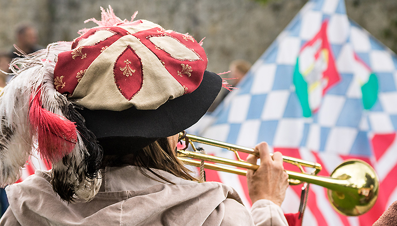 Bild: Veranstaltung auf der Burg Burghausen