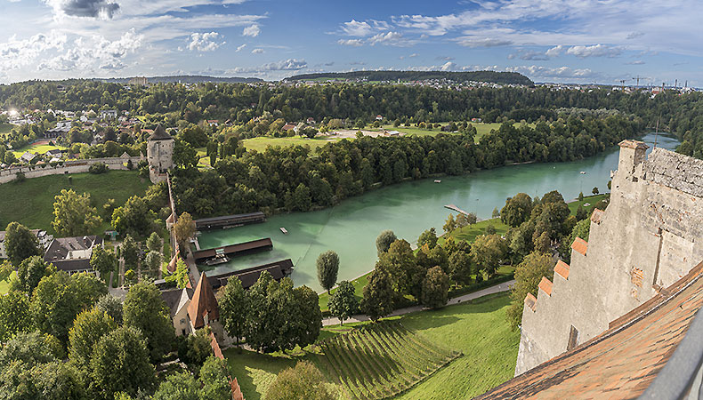 Bild: Au&szlig;enwerk mit Turm auf dem Eggenberg