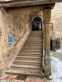 Picture: Stairs at the entrance to the State Castle Museum