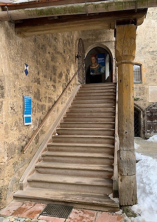 Picture: Stairs at the entrance to the State Castle Museum